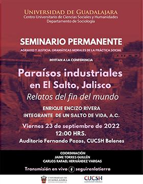 Conferencia: Paraísos industriales en El Salto, Jalisco