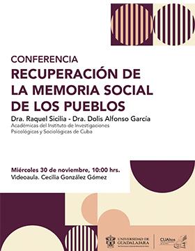Conferencia: Recuperación de la memoria social de los pueblos
