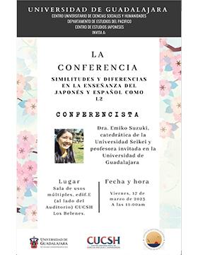 Conferencia: Similitudes y diferencias en la enseñanza del japonés y español como L2
