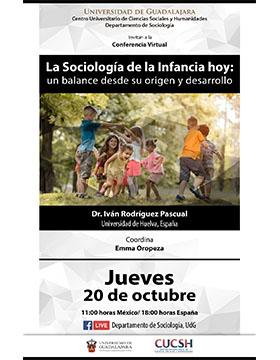 Conferencia virtual La sociología de la infancia hoy Un balance desde su origen y desarrollo