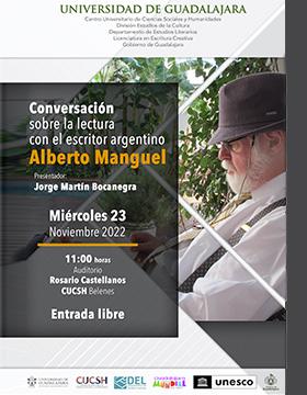 Conversación sobre la lectura con el escritor argentino Alberto Manguel