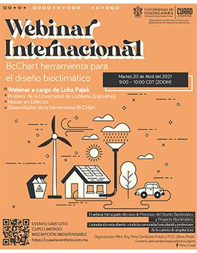 Webinar Internacional: BcChart, herramienta para el diseño bioclimático