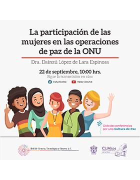 Conferencia: La participación de las mujeres en las operaciones de paz de la ONU