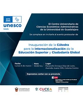 Inauguración de la Cátedra para la Internacionalización de la Educación Superior y Ciudadanía Global