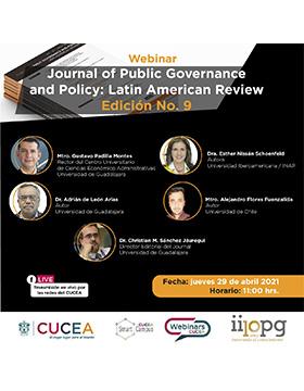 Webinar: Journal of Public Governance and Policy: Latin American Review. Edición No. 9