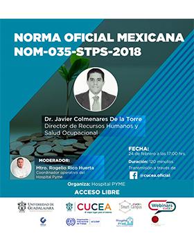 Webinar: Norma Oficial Mexicana NOM-035-STPS-2018