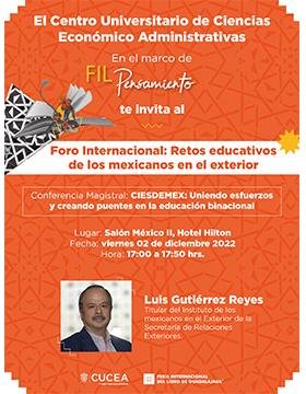 Conferencia Magistral: CIESDEMEX: Uniendo esfuerzos y creando puentes en la educación binacional