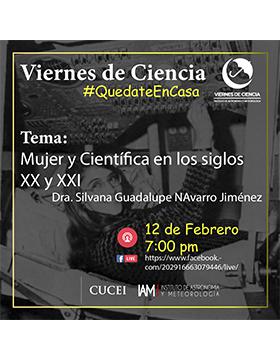 Conferencia: Mujer y Científica en los siglos XX y XXI