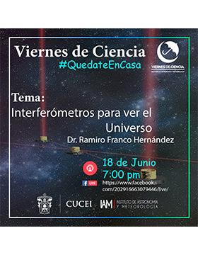 Conferencia: Interferómetros para ver el Universo