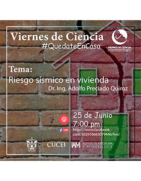 Conferencia: Riesgo sísmico de vivienda autoconstruida: exposición, peligrosidad y vulnerabilidad estructural