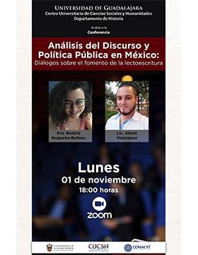 Conferencia: Análisis del discurso y política pública en México: Diálogos sobre el fomento de la lectoescritura