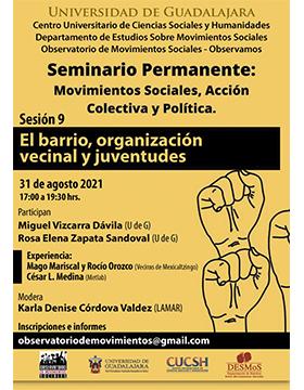 Seminario Permanente: Movimientos Sociales, Acción Colectiva y Política. Sesión 9