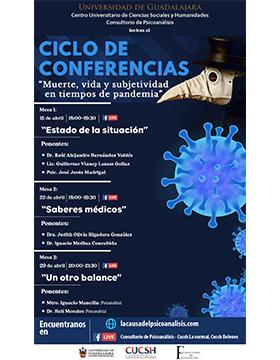 Ciclo de conferencias “Muerte, vida y subjetividad en tiempos de pandemia”