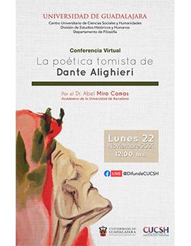 Conferencia virtual: La poética tomista de Dante Alighieri