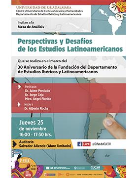 Mesa de análisis: Perspectivas y Desafíos de los Estudios Latinoamericanos