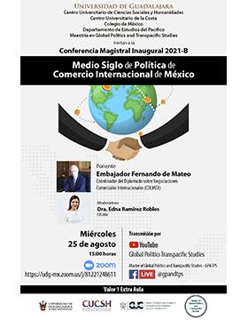 Conferencia magistral inaugural 2021-B: Medio siglo de política de comercio internacional de México
