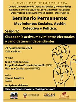 Seminario Permanente: Movimientos Sociales, Acción Colectiva y Política. Sesión 12