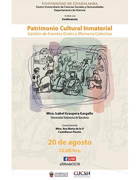 Conferencia: Patrimonio Cultural Inmaterial. Gestión de Fuentes Orales y Memoria Colectiva