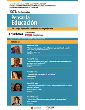 Ciclo de conferencias: Pensar la educación. Un campo de estudio sembrado de complejidades