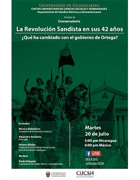 Conversatorio: La Revolución Sandista en sus 42 años ¿Qué ha cambiado con el gobierno de Ortega?