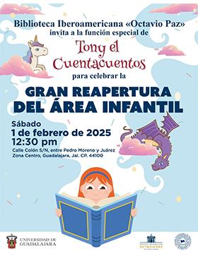 Gran reapertura del área infantil de la Biblioteca Iberoamericana Octavio Paz