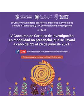 IV Concurso de Carteles de Investigación, en modalidad no presencial