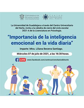 Conferencia: Importancia de la inteligencia emocional en la vida diaria