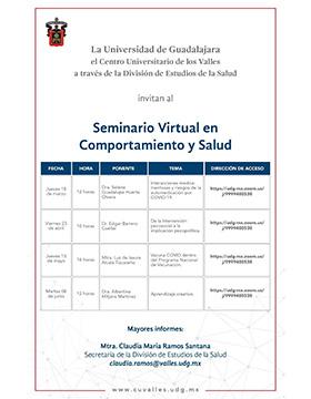 Seminario Virtual en Comportamiento y Salud