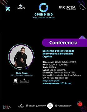 Conferencia: Economía Descentralizada ¡Bienvenidos al Blockchain! CrypPay