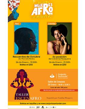 Festival Mujeres Afro en Escena 2023 Taller Escenafro