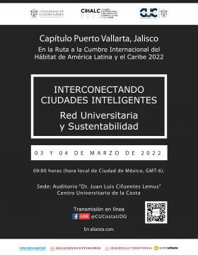 Foro Regional: Universidad de Guadalajara en la Ruta de la Cumbre Internacional del Hábitat de América Latina y el Caribe 2022