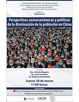 Grafico de la Conferencia: Perspectivas socioeconómicas y políticas de la disminución de la población en China