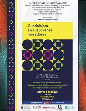 Grafico de la Presentación del libro: Guadalajara en sus jóvenes narradores
