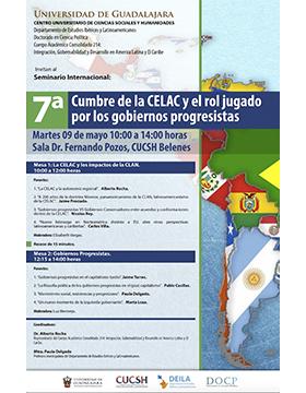 Grafico del Seminario internacional: 7a Cumbre de la CELAC y el rol jugado por los gobiernos progresistas