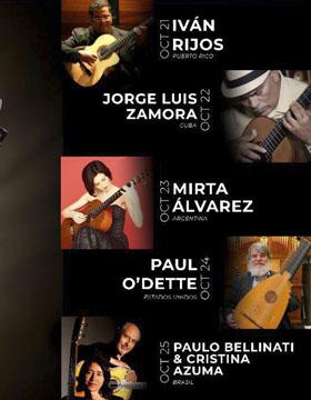 Identidad gráfica para anunciar el quinto Festival Internacional de Guitarra UdeG 