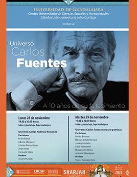 Universo Carlos Fuentes, a 10 años de su fallecimiento