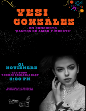 Cartel de Yesi González en concierto