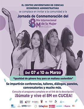 Jornada de Conmemoración del 8M Día Internacional de la Mujer en CUCEA