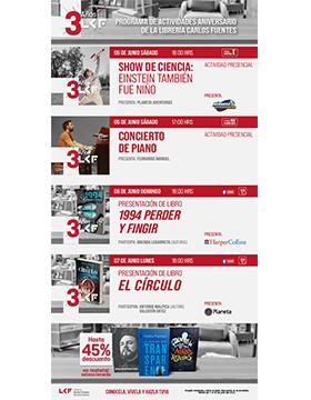 3er. Aniversario de la Librería Carlos Fuentes