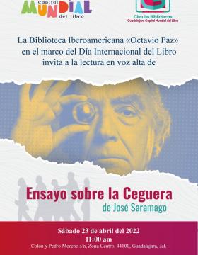 Lectura en voz alta de "Ensayo sobre la Ceguera", de José Saramago