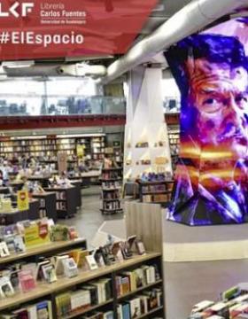 Cartel de la Librería Carlos Fuentes