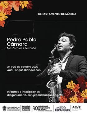 Masterclass de saxofón con Pedro Pablo Cámara