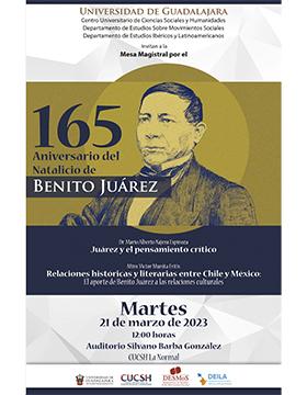 Mesa Magistral por el 165 Aniversario del Natalicio de Benito Juárez