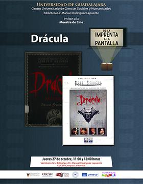 Muestra de cine De la imprenta a la pantalla. Exhibición de la película Drácula