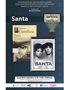 Muestra de cine De la imprenta a la pantalla. Exhibición de la película Santa