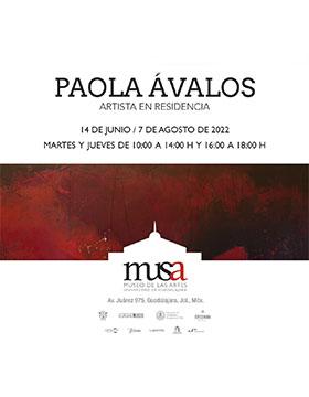 Paola Ávalos, artista en residencia