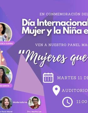 Panel Magistral "Mujeres que Inspiran"