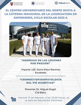 Cátedra inaugural de la Licenciatura en Enfermería, ciclo escolar 2023-A
