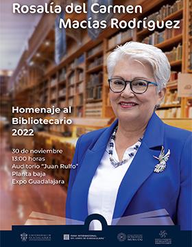 Homenaje al Bibliotecario 2022 a Rosalía del Carmen Macías Rodríguez