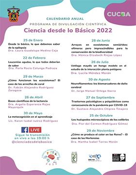 Programa de Divulgación Científica "Ciencia desde lo Básico 2022"